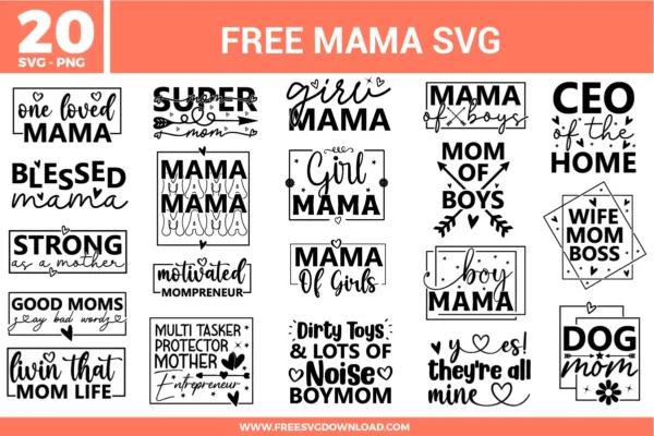 Mama Free SVG Files