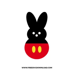 Mickey Mouse Easter Peeps Free SVG File