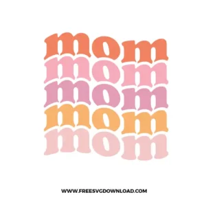 Mom Groovy Free SVG File