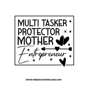 Mother Entrepreneur Free SVG File