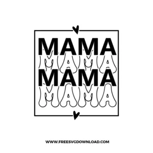 Retro Mama Free SVG File