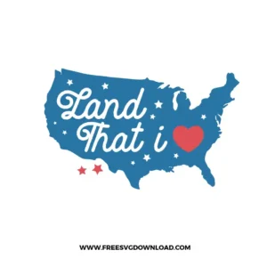 America Land Free SVG File