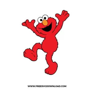 Elmo Cricut Free SVG File