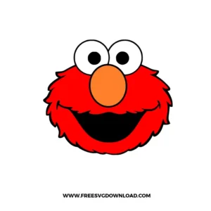 Elmo Head Free SVG File