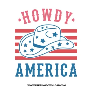 Howdy America Free SVG File