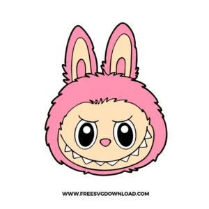 Labubu Face Free SVG File