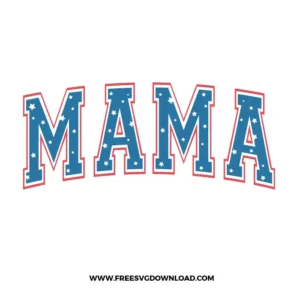 Mama America Free SVG File