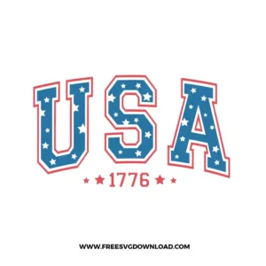 USA 1776 Free SVG File