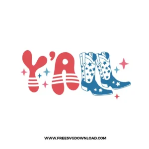 Yall Free SVG File