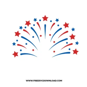 4th Of July Firework Free SVG File