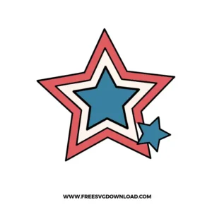 4th Of July Star Free SVG File