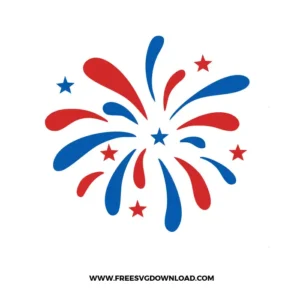 Firework 4th Of July Free SVG File