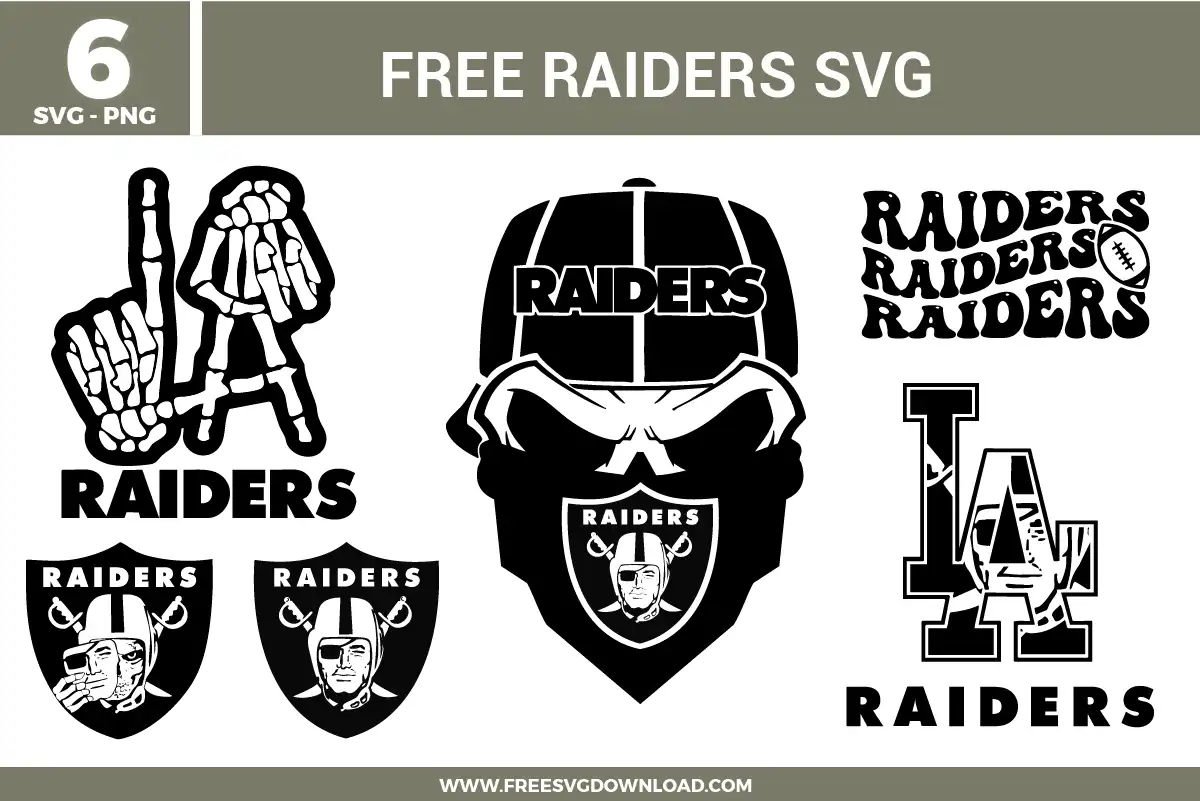 Los Angeles Raiders Free SVG Files