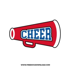 Cheer Megaphone Cricut Free SVG File