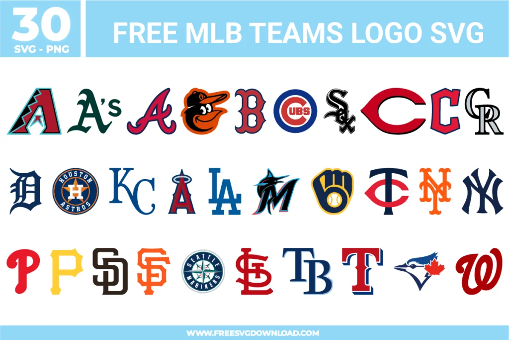 Free MLB Logo SVG files