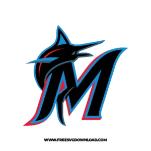 Miami Marlins team logo svg