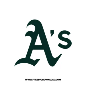 Oakland Athletics team logo svg