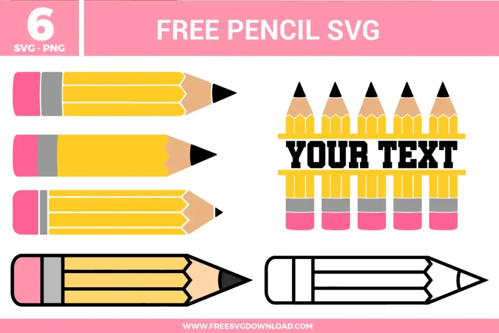 Pencil Free SVG Files