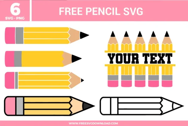 Pencil Free SVG Files