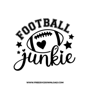 Football Junkie Free SVG File