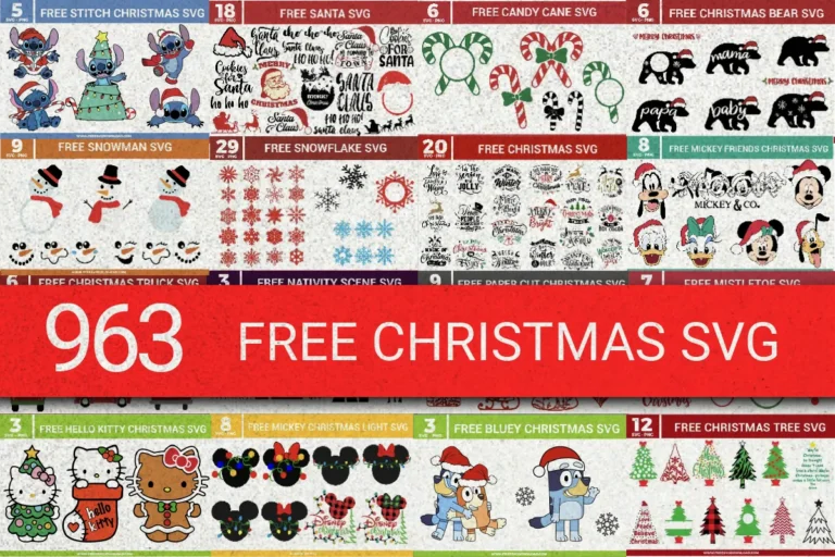 963 free Christmas svg files