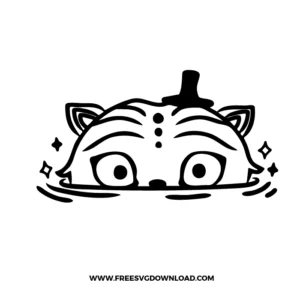 Derpy Tiger Kpop Demon Hunters Free SVG File