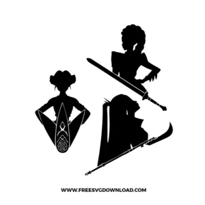 Kpop Demon Hunters Free SVG File