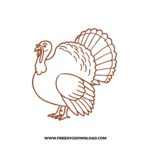 Turkey Cricut Free SVG File