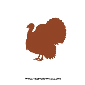 Turkey Silhouette Free SVG File