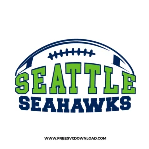 Seattle Seahawks football arch SVG design, perfect for Cricut vinyl projects, apparel, and home decor.