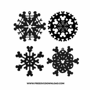 Mickey Mandala Christmas Ornament