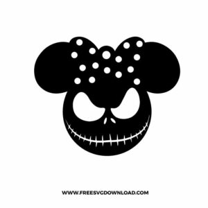 Minnie Jack Skellington Ornament