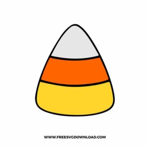 Candy Corn with Outline