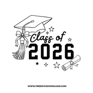 Graduation Class Of 26 SVG