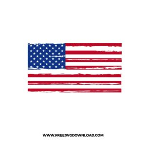 4th of July Distressed Flag