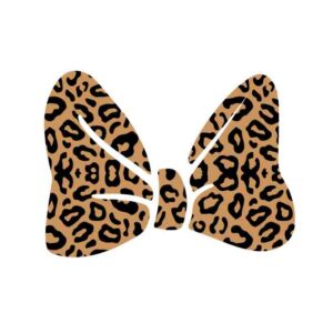 Minnie Mouse Cheetah Bow