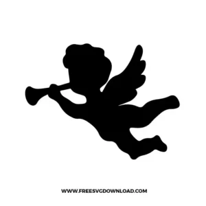 Cherub Angel Silhouette