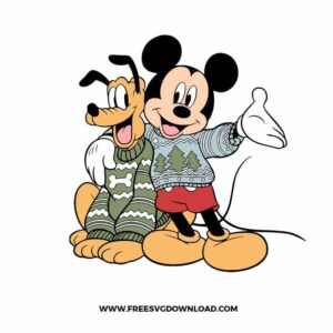 Mickey Pluto Christmas