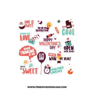 Valentine Sticker Bundle 5