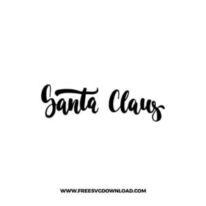 Santa Claus Handwritten Quote