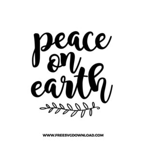 Peace on Earth with Leaf Divider