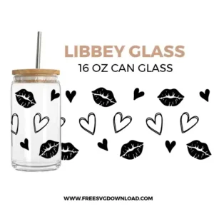 Lips and Hearts Can Glass