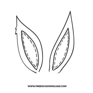 Bunny Ears Outline
