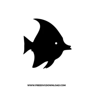 Angelfish Silhouette SVG