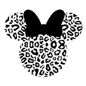 Minnie Mouse Leopard Head