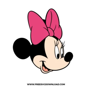 Minnie Mouse Side Profile Face