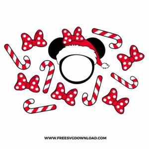 Minnie Mouse Christmas Starbucks Wrap