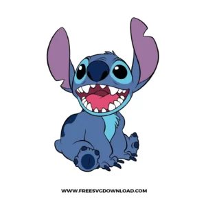 Stitch Sitting Svg