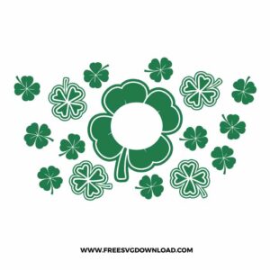 St Patricks Clover Starbucks Wrap