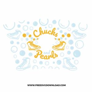 Chucks and Pearls Starbucks Wrap